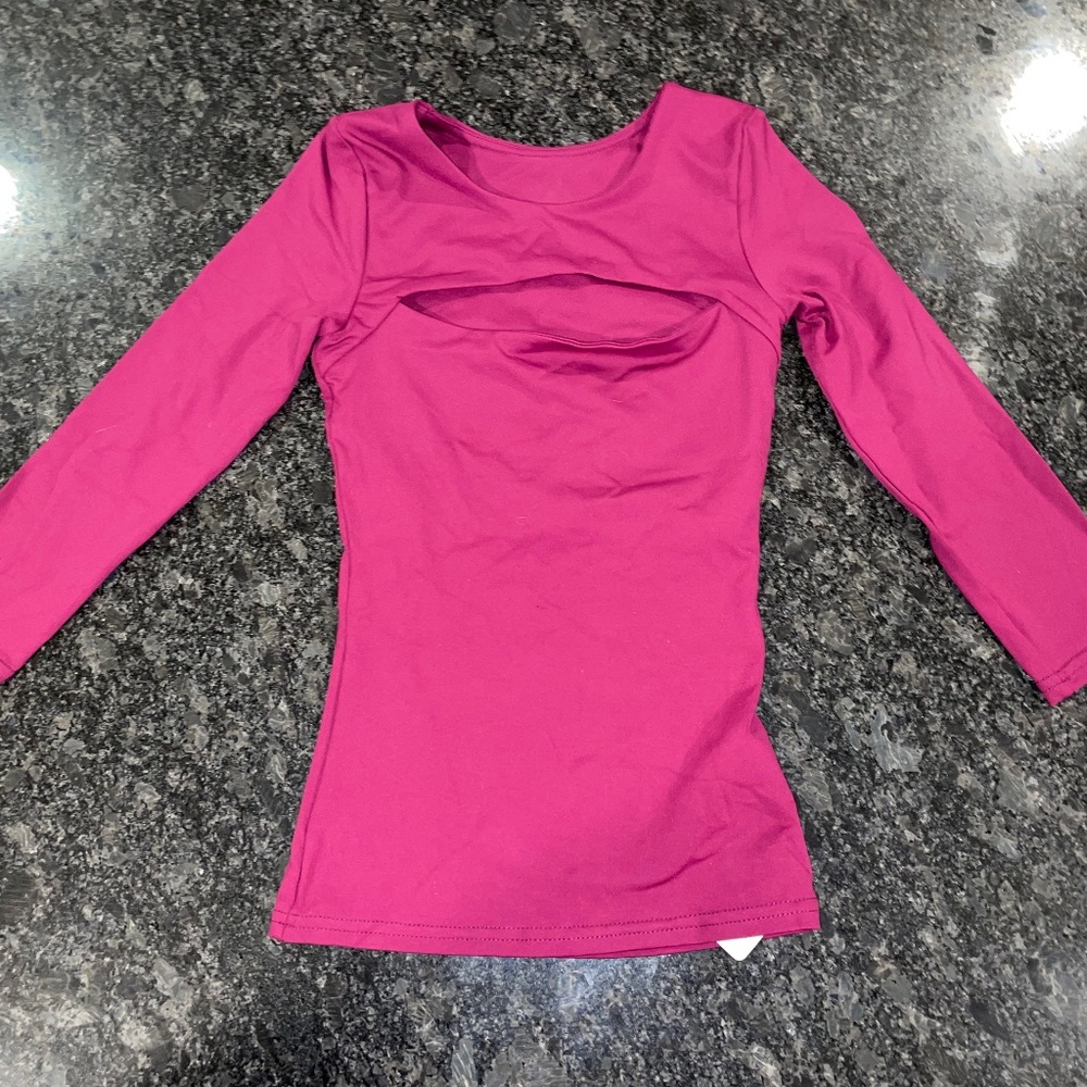 BlackMilk Magenta Peephole Top Size XXS